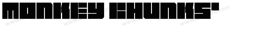 Monkey Chunks字体转换